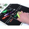 PWE-5M krétafilc, 1,8 - 2,5 mm, fluo zöld
