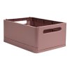 Smart case – skladací úložný box, recyklovaný PP, MAXI, staroružový