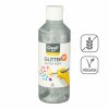 Farba Glitter, 250 ml, strieborná
