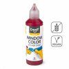 Farba na sklo Window color, 80 ml, tmavočervená