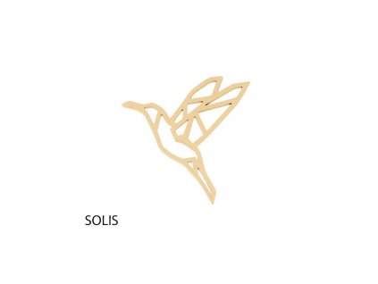 bird steel brooch solis