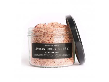 scrub strawberry cream