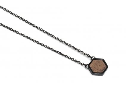 apis nox necklace hexagon