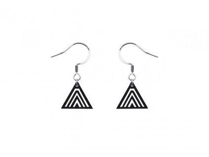 trian earrings bewooden