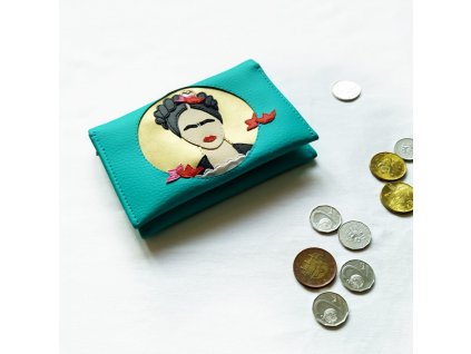 Tyrkysová peněženka Frida Eatme