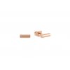 esme rosegold kovove nausnice rosegold barva