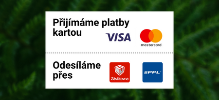 Přijímáme platby kartou VISA + MASTERCARD