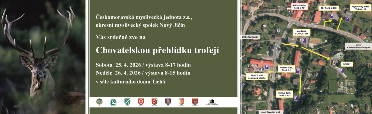 Přehlídka trofejí obec Tichá