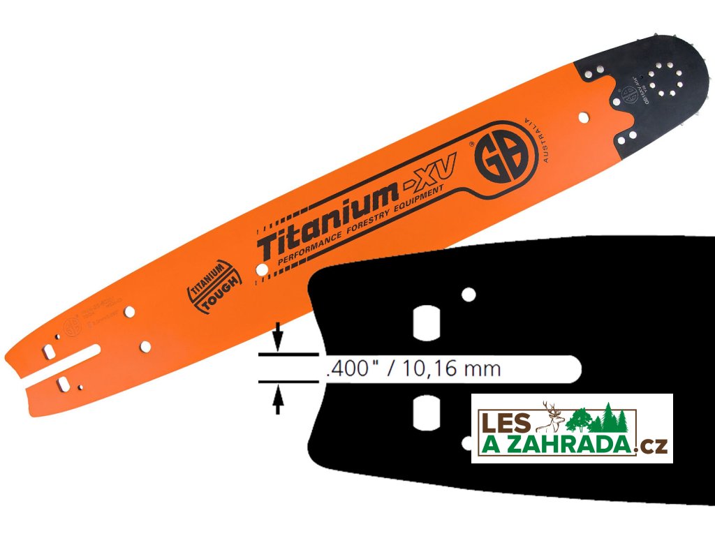 Harvestorová lišta GB Titanium XV, 59 cm, .404", 2 mm