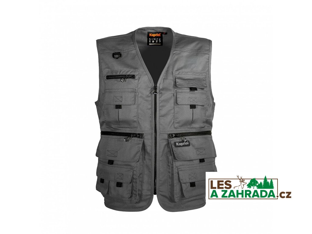 MULTIPOCKET vesta šedá (Varianta MULTIPOCKET vesta šedá)
