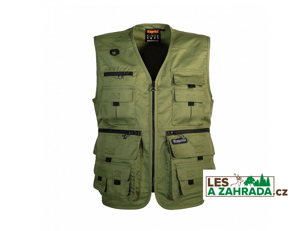 MULTIPOCKET vesta olivová (Varianta MULTIPOCKET vesta olivová)