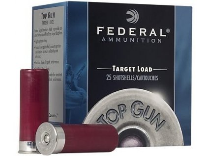 Náboj brokový Federal, Top Gun, 12/70, brok 2mm, 32g