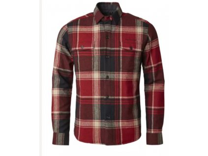 Koli overshirt Mend Dar Red Checked košile lovecká Chevalier *