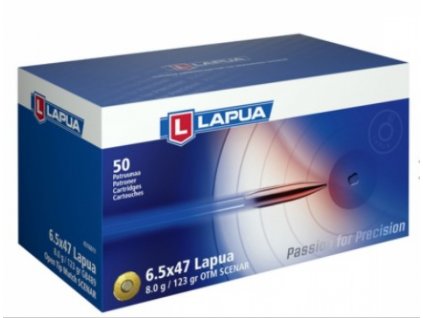 Náboj Lapua 6,5x47 Lapua SCENAR, GB489, OTM, 8,00g, 123gr