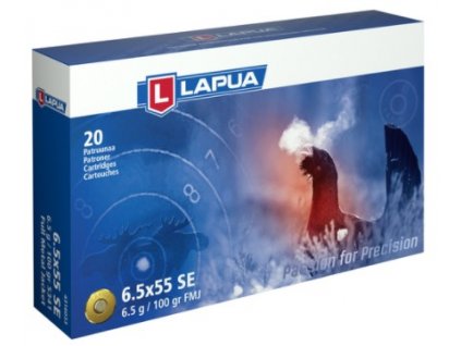 NÁBOJ LAPUA 6,5X55 SE, S341, FMJ, 6,50G, 100GR*