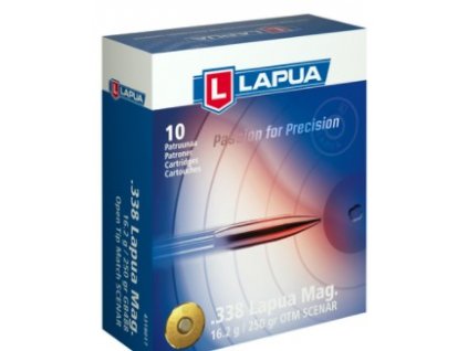 Náboj Lapua .338 Lapua Magnum SCENAR, GB528, OTM, 19,44g, 300gr