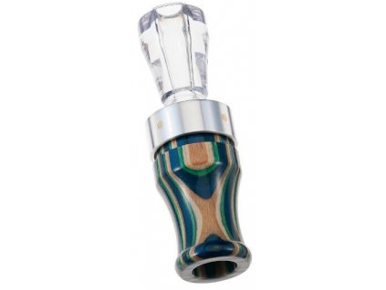 Vábnička na kachny Buck Gardner Diamond Wood Baby Buck Duck Call / Blue/Clear