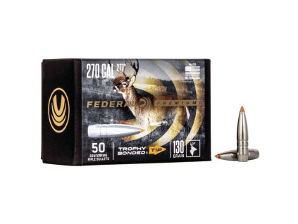 Střela Federal, Premium Trophy Bonded, .270"/.277", 130GR, Trophy Bonded Tip CB