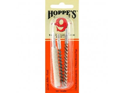 Sada kartáčků Hoppe's, pro ráži .30", nylonový, fosfor bronzový a tornado