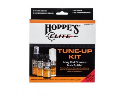 Přípravek Hoppe's, Elite Gun Tune-Up Kit, sada na zbraně, solventy