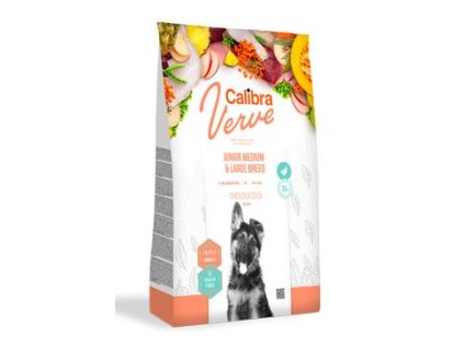 Calibra Dog Verve GF Junior Medium & Large Chicken & Duck 2 kg