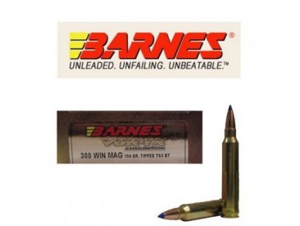 Náboj kulový Barnes, VOR-TX, .300 Win.Mag., 150GR, TTSX BT