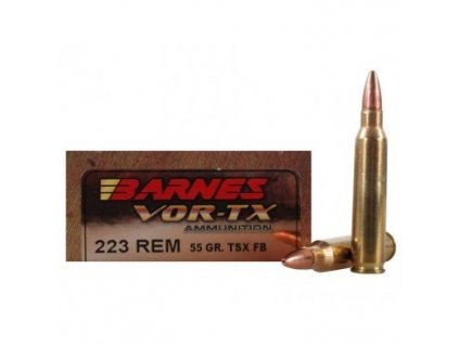 Náboj kulový Barnes, VOR-TX, .223 Rem., 55GR,  TSX -Triple-Shok X