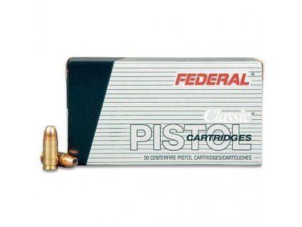 Náboj kulový Federal, Hi-Shok, 9mm Luger, 115GR (7,5g), JHP