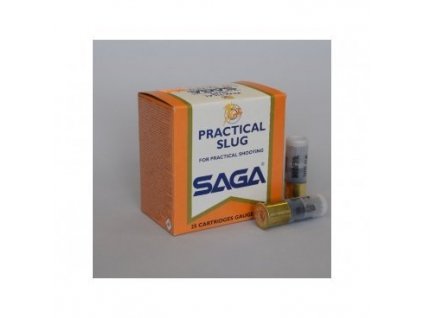 Náboj brokový SAGA, PRACTICAL SLUG, 12x70mm, Slug