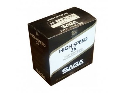 Náboj brokový SAGA, HIGH SPEED 36, 12-70mm, brok 3mm/ 5, 36g