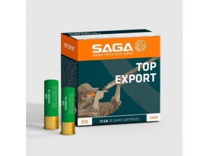 Náboj brokový SAGA, TOP EXPORT 34, 12x70mm, brok 3mm/ 5, 34g