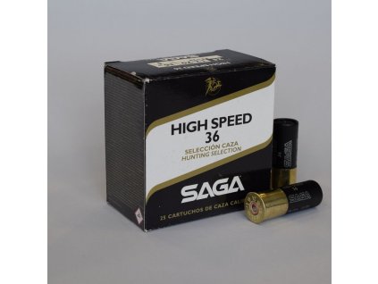 Náboj brokový SAGA, High Speed 36, 12x70mm, brok 3,5mm/ 3, 36g