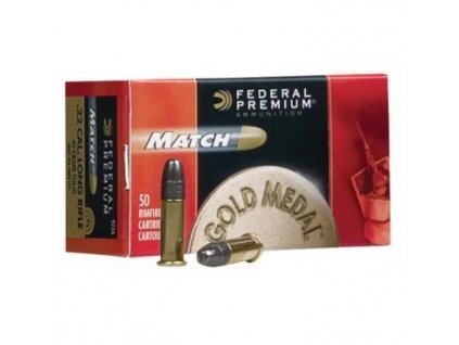 Náboj kulový Federal, Gold Medal Premium Match, Ráže: .22 LR, 40GR (2,6g)