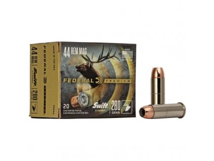 Náboj kulový Federal, Premium, .44 Rem-.Mag., 280GR (18,1g), Swift A- Frame