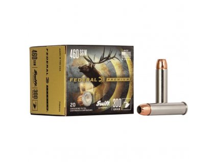 Náboj kulový Federal, Premium, .460SW, 300GR (19,4g), Swift A-Frame