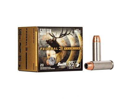 Náboj kulový Federal, Premium, .500SW, 325GR (21,0g), Swift A-Frame