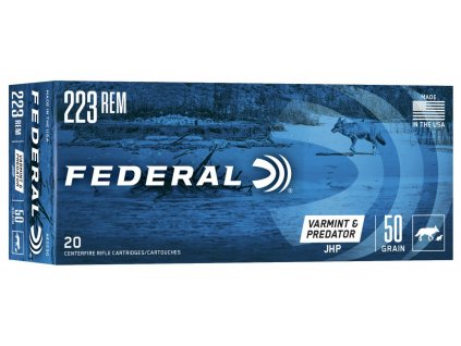 Náboj kulový Federal, American Eagle, .223 Rem, 50GR (3,2g), JHP