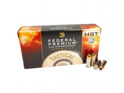 Náboj kulový Federal, Premium Tactical, .40 SaW, 165GR (10,6g), HST HP