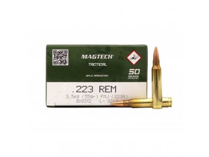 Náboj kulový Magtech, Tactical, .223 Rem, 55GR (3,6g), PSP, baleno po 50ks