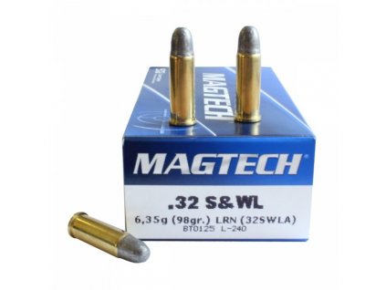Náboj kulový Magtech, Standard, .32 SaW Long, 98GR (6,35g), LRN