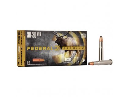 Náboj kulový Federal, Premium Vital Shok, .30-30 Win., 170GR (11,0g), Nosler Partition