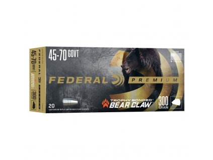 Náboj kulový Federal, Premium Vital Shok, .45-70 Govt., 300GR, Trophy Bonded Bear Claw