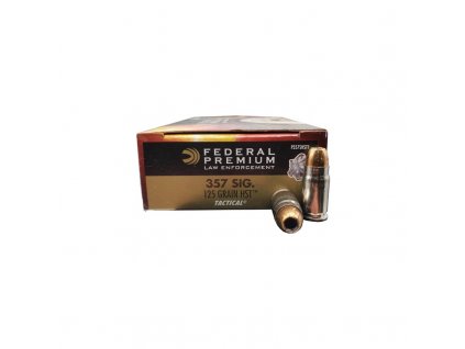 Náboj kulový Federal, Tactical, .357 Sig., 125GR (8,9g), HST HP, Hydra Shock JHP