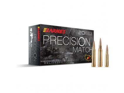 Náboj kulový Barnes, PRECISION MATCH, .300AAC Blk, 125GR, Match Burner OTM BT