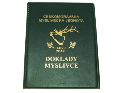 Pouzdro na doklady myslivce