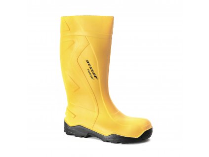 DUNLOP komfortní bezpečnostní holínky PUROFORT+ S5, žluté 36