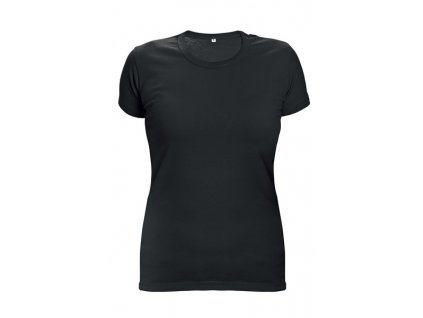 Dámské bavlněné tričko černé SURMA LADY L