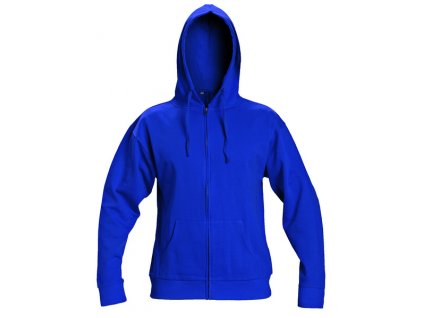 Unisex mikina NAGAR s kapucí, royal modrá L