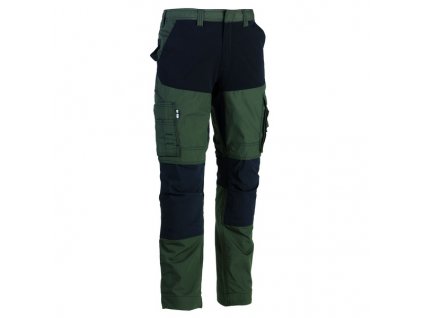 Extra stretchové kalhoty HECTOR - zelená / černá  48 (H42)