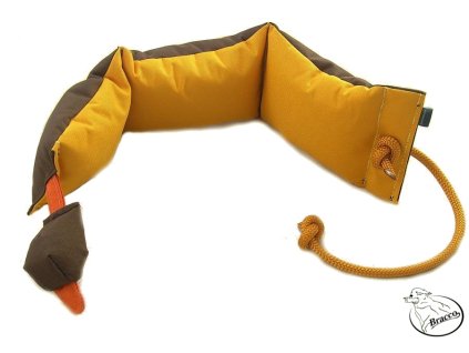 Bracco Duck Dummy pro výuku úchopu pernaté zvěře 1200 g- s peřím nebo bez. (Varianta Bracco Duck Dummy pro výuku úchopu pernaté zvěře 1200 g, bez peří.)